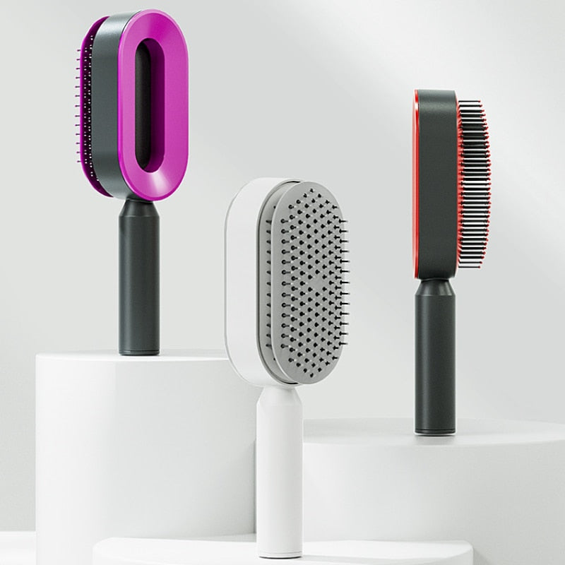 Urbanflex Self-Cleaning Hair Brush, CleanGlide Brush, Hair Care System