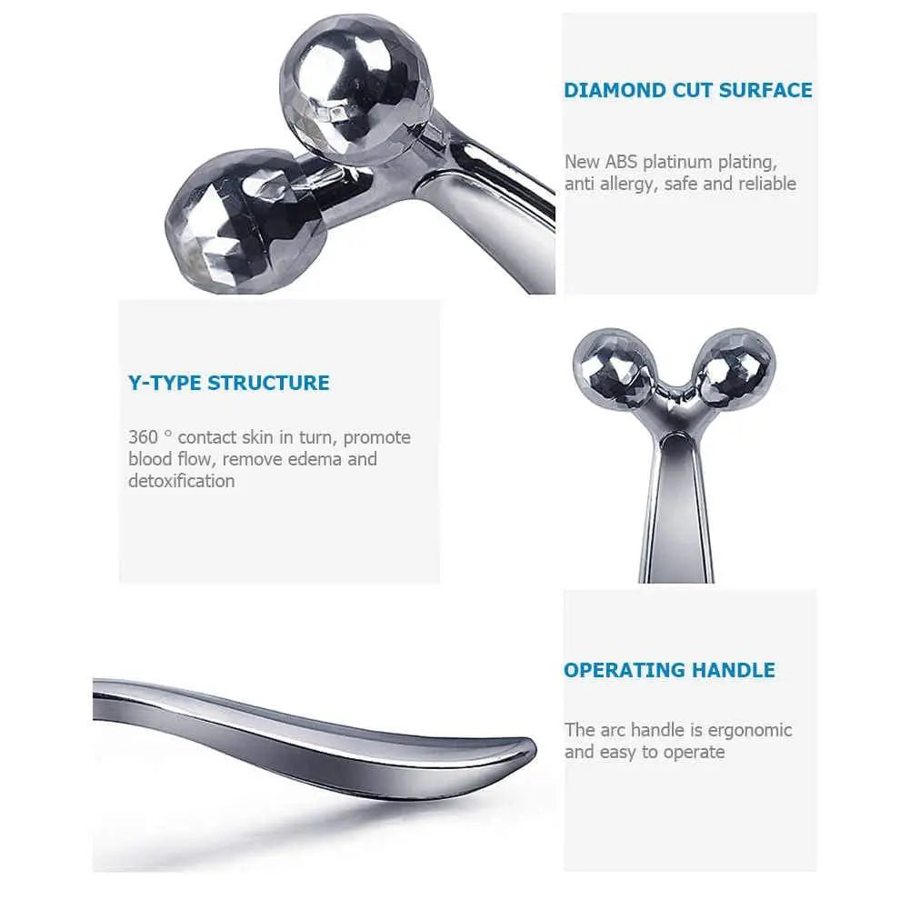3D V FACE MASSAGE ROLLER / WRINKLE REMOVER - BODYHEALTHTODAY